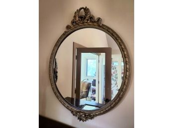 Round Gold Painted Decorative Framed Wall Mirror