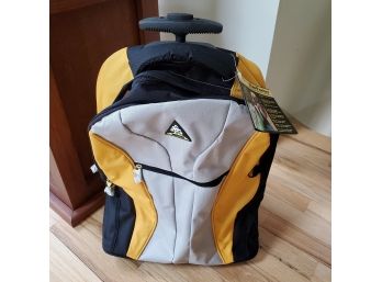 NWT DayPorter Rolling Backpack (small Stain On Side-- See Photos)