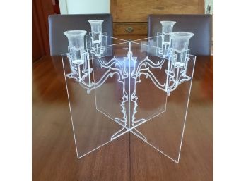 Ghost Lucite Candelabra From MoMA, Designed By Jon Russell