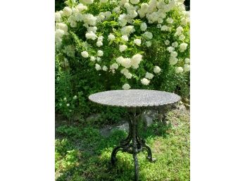 Vintage Cast Iron Painted Table