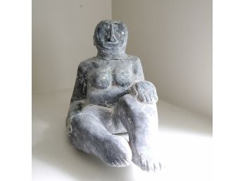 AS-IS - Figural Stone Sculpture By Edmund Glass