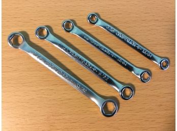 Craftsman USA Set Of Four Small Wrenches 3/16” - 11/32”, New