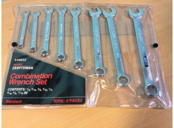 Sears Craftsman Combination Wrench Set 1/4” To 11/16”, New In Package