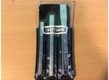 Sears Craftsman Heavy Steel Chisel Set 1/4” To 5/8”, New