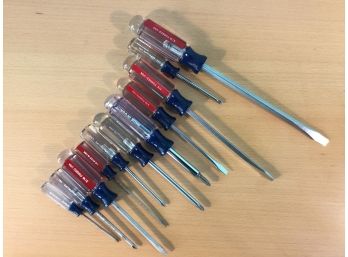 Lot Of Assorted Craftsman USA Screwdrivers, New