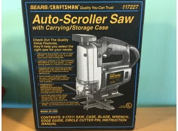 A Sears Craftsman USA  Auto Scroller Saw