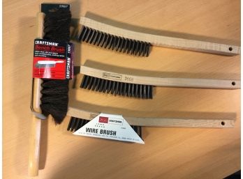 Four Sears Craftsman Brushes , New