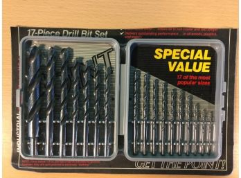 Sears Craftsman 17 Piece Drill Set