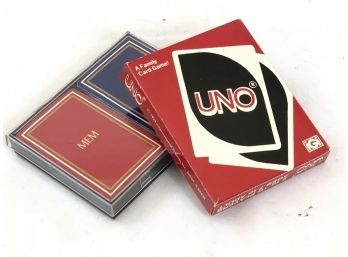 Vintage Playing Card Lot 4 - Uno