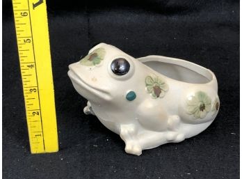 Vintage Frog Flower Pot