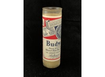 Vintage Collectible Budweiser Candle