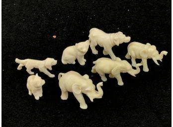 Small Carved Animal Lot