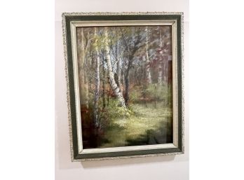 Pastel 'autumn In Emma's Backyard By Hamel - 1990 Award Winning Art