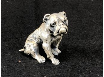 Metal Bulldog Figurine