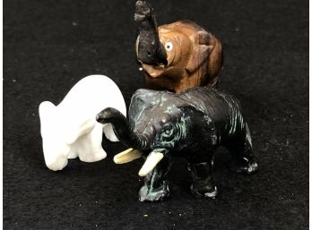 Miniature Elephant Figurine Lot