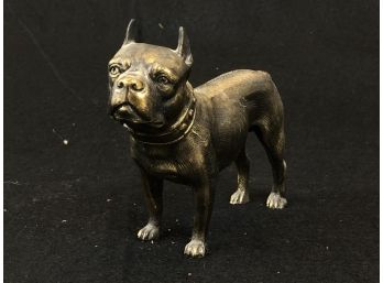 Antique Small Metal Bulldog