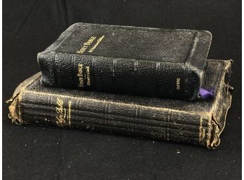 Pair Of Antique Bibles