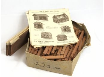 Vintage Lincoln Log Set