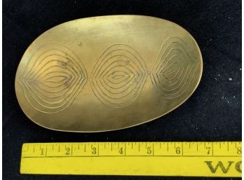 Vintage Brass Candy Dish