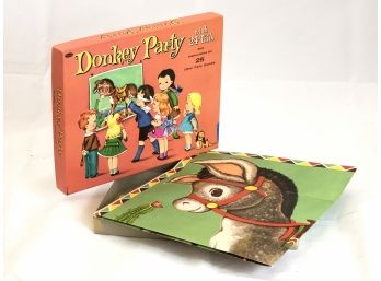 Vintage Donkey Party Game Set