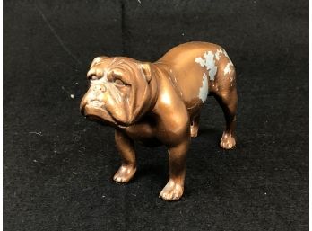 Antique Small Metal Bulldog