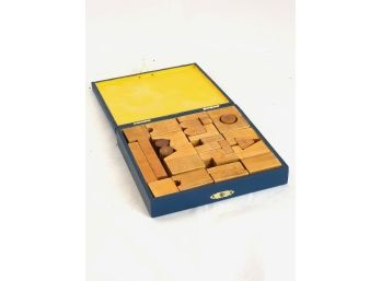 Vintage Wooden Block Game