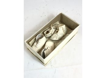 Box Of Antique Baby Shoes