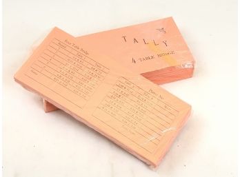 Vintage Bridge Tally Card Set