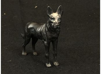 Metal German Shepard Figurine