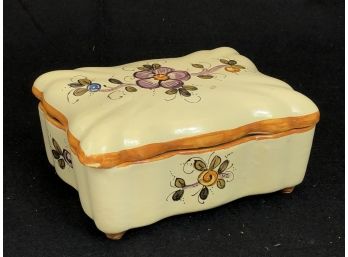 Hand Painted Italian Jewelry Box