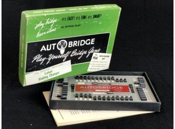 Vintage Autobridge Game - One Player Bridge Game