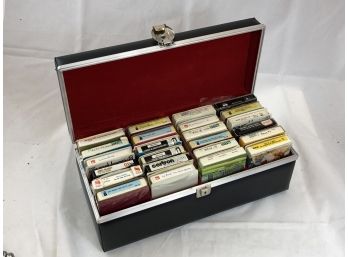 Box Of Vintage 8-track Tapes