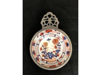 Hand Painted Canton Ware Ashtray