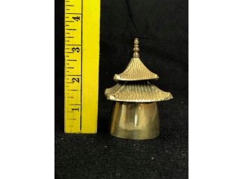 Miniature Brass Pagoda