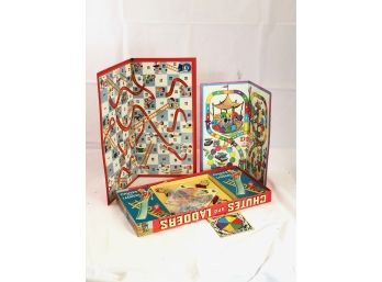 Vintage Chutes And Ladders Board Game