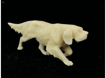 Carved Spaniel Figurine