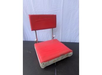 Foldable Red And White Boat Seat