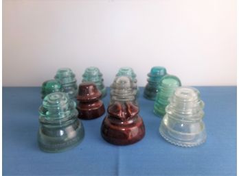 Lot Of 11 Insulators #2