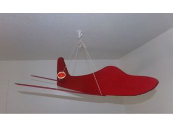 Red Wood Airplane