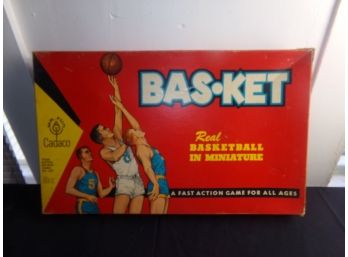 Bas-Ket A Fast Action Game For All Ages (Real Basketball In Miniature)