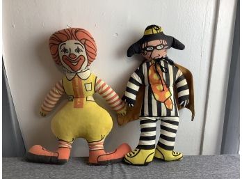 2 McDonalds Stuffed Toys