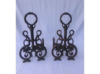 Decorative Iron Andiron