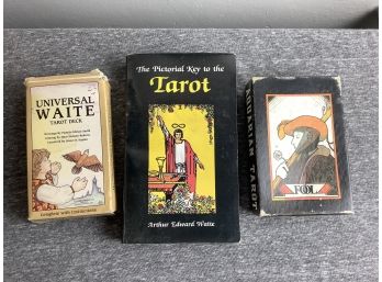 Tarot Book And Card Lot