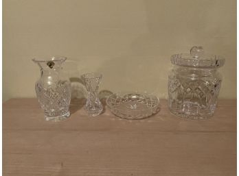 FOUR PIECES WATERFORD CRYSTAL