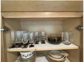 A LOT OF MID-CENTURY MODERN GLASSWARE BY ROSENTHAL (30 PIECES)