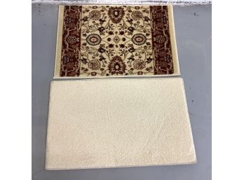 Two New Small Bound Throw Rugs As Pictured