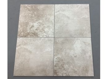 Ceramic Tile Coastal Beige (12inch X 12inch) 22 Tiles New In Box