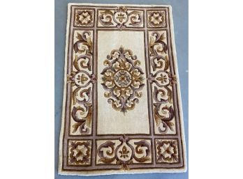 Small Wool Area Rug - 36' X 24'