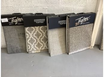 Six Carpet Samples As Pictured