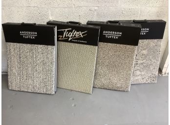 Four Carpet Samples As Pictured